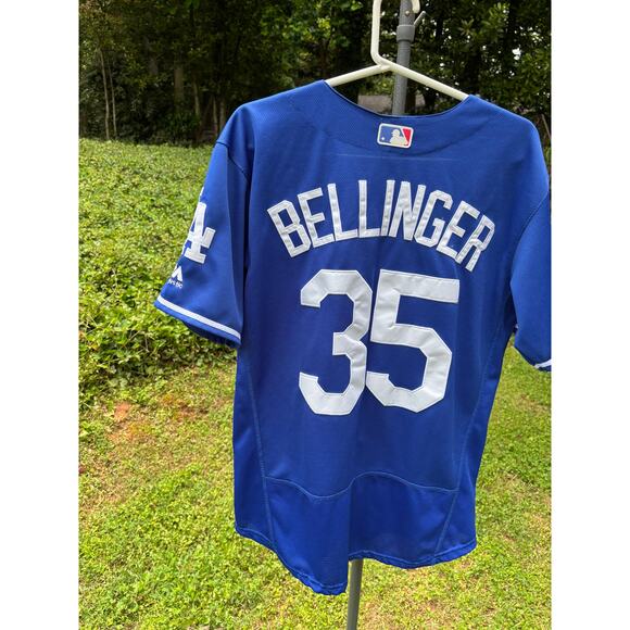 LOS ANGELES DODGERS JERSEY WITH CODEY BELLINGERS NAME AND NUMBER 35. SIZE 40, - Picture 1 of 5